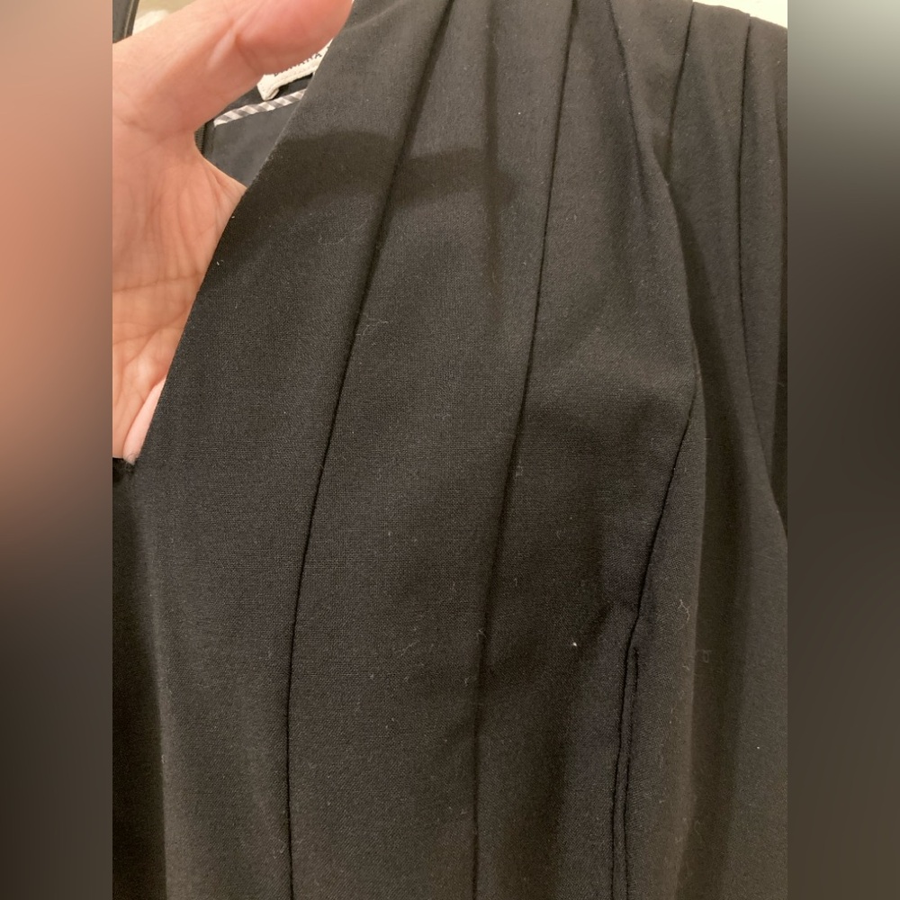 Banana Republic Classic Black Midi Dress Size 6 - Picture 6 of 16